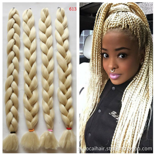 Bestshow Synthetic Jumbo Braids For Women 2020 41 inches 165g/piece High Temperature Heat Resistant Synthetic Fiber cosplay hair
